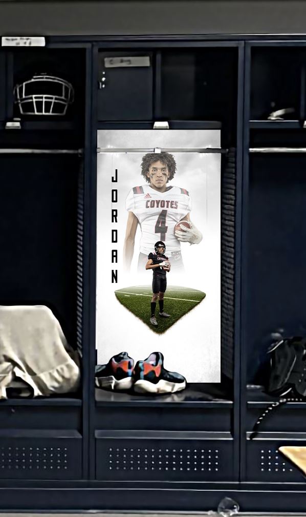 Custom Locker Print-WHS Football